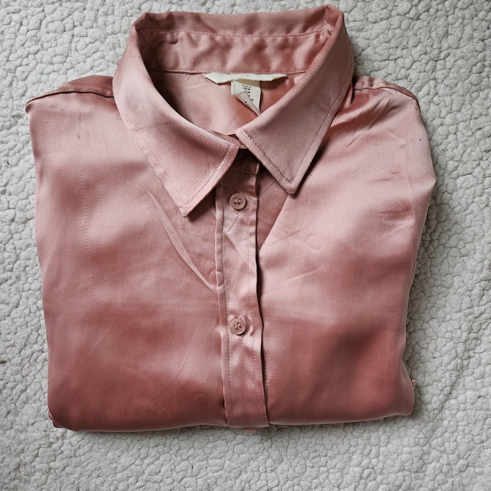 H&M Pink Button Down Shirt